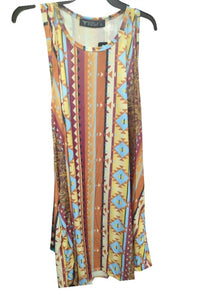 Lucky & Blessed - Women's Aztec Tank Dress