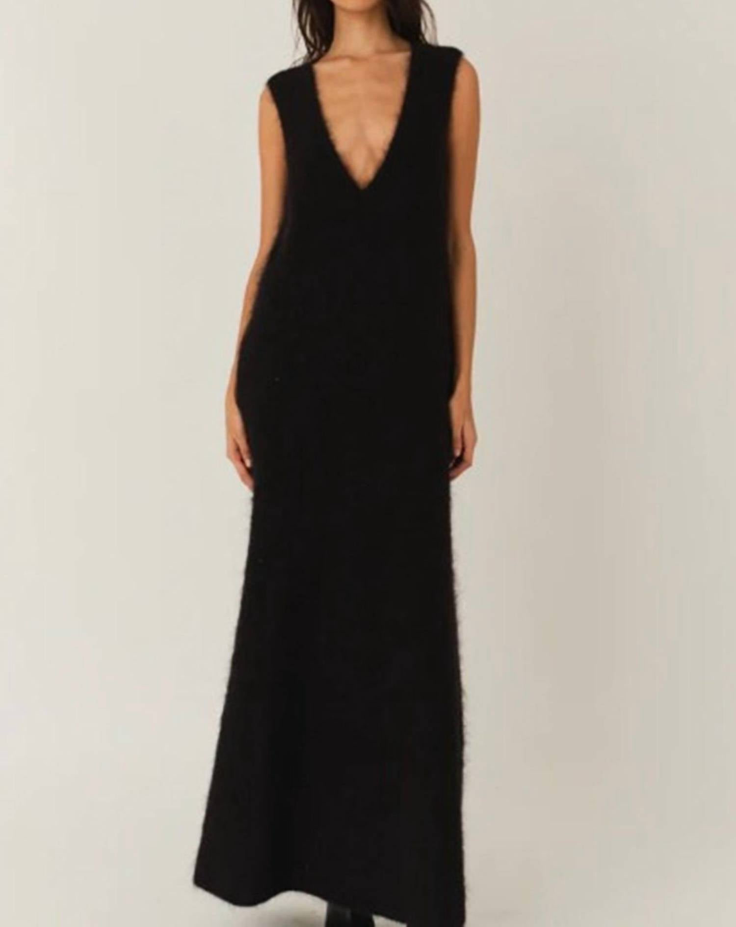 The Garment - Roma Plunging Neck Gown