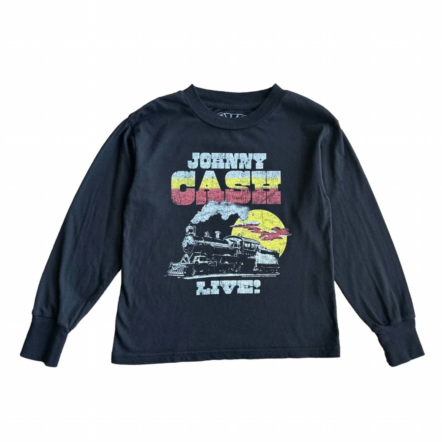 Rowdy Sprout - Johnny Cash Live Long Sleeve Tee