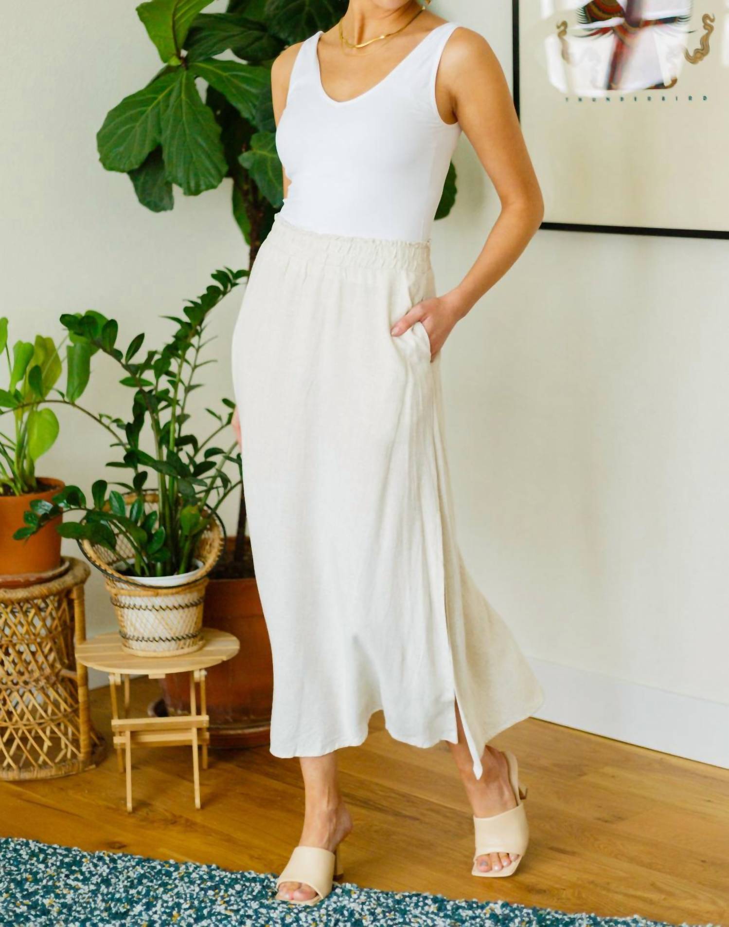 Ninexis - Two Hearts Meet Maxi Skirt