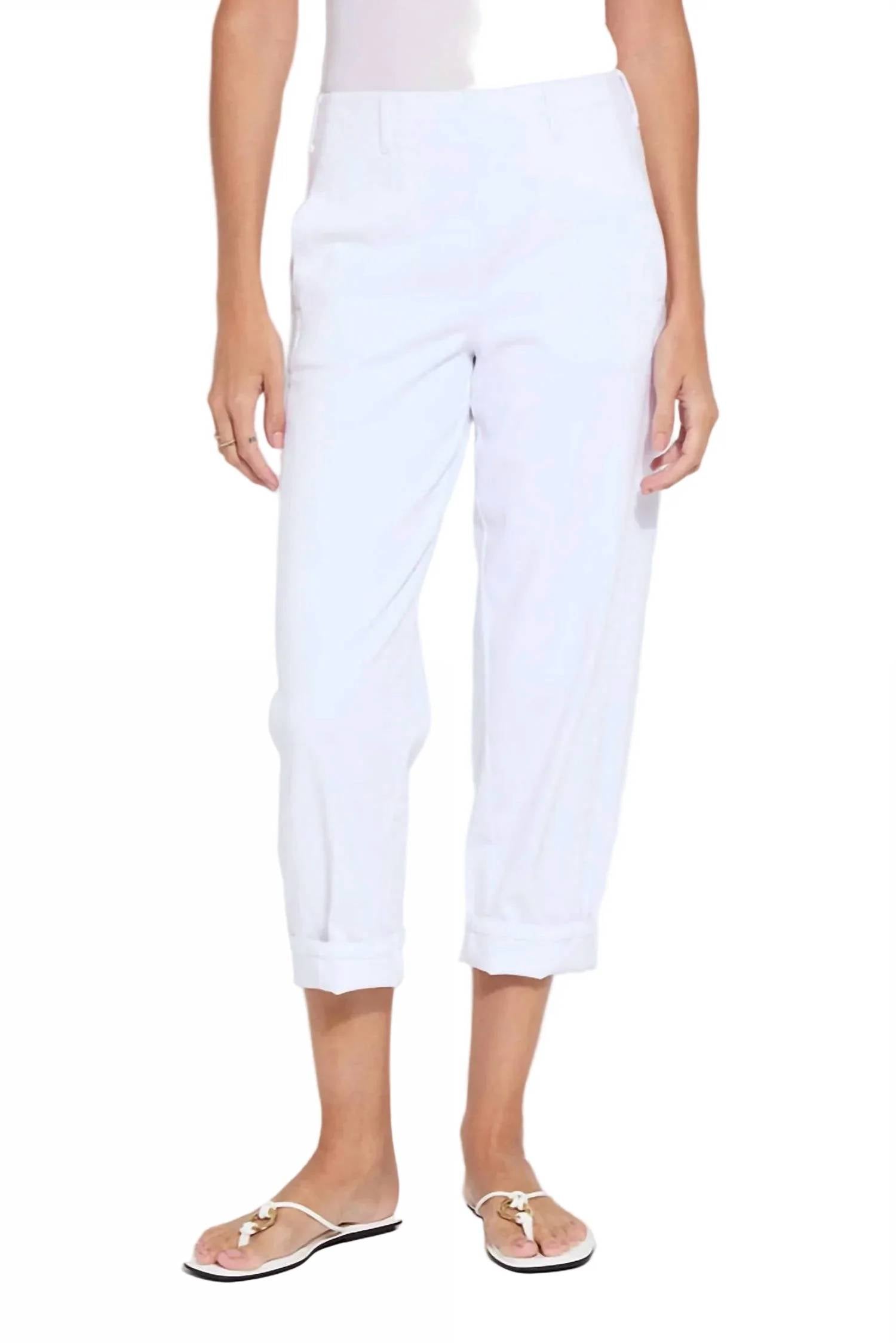 Lysse - Winslet Cuffed Barrel Crop Denim Pants