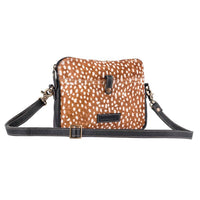 Sixtease Bags Unisex Deer S&c Body Crossbody Bag in black - women's bag - alternate view