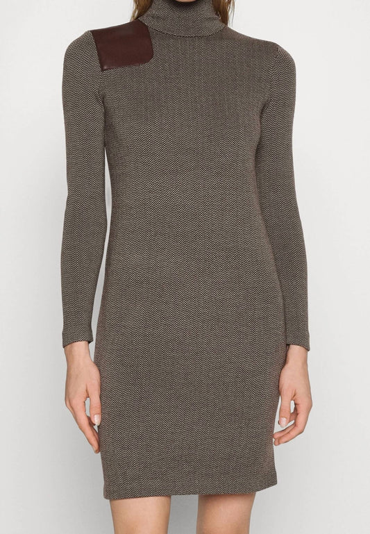 Ralph Lauren - Houndstooth Mini Sweater Dress