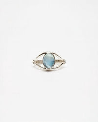 Avenue Chic Evil Eye Skinny Ring in silver - women's jewelry
