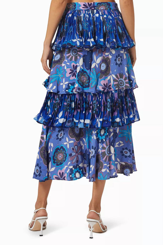 Celia B - Agung Printed Midi Skirt