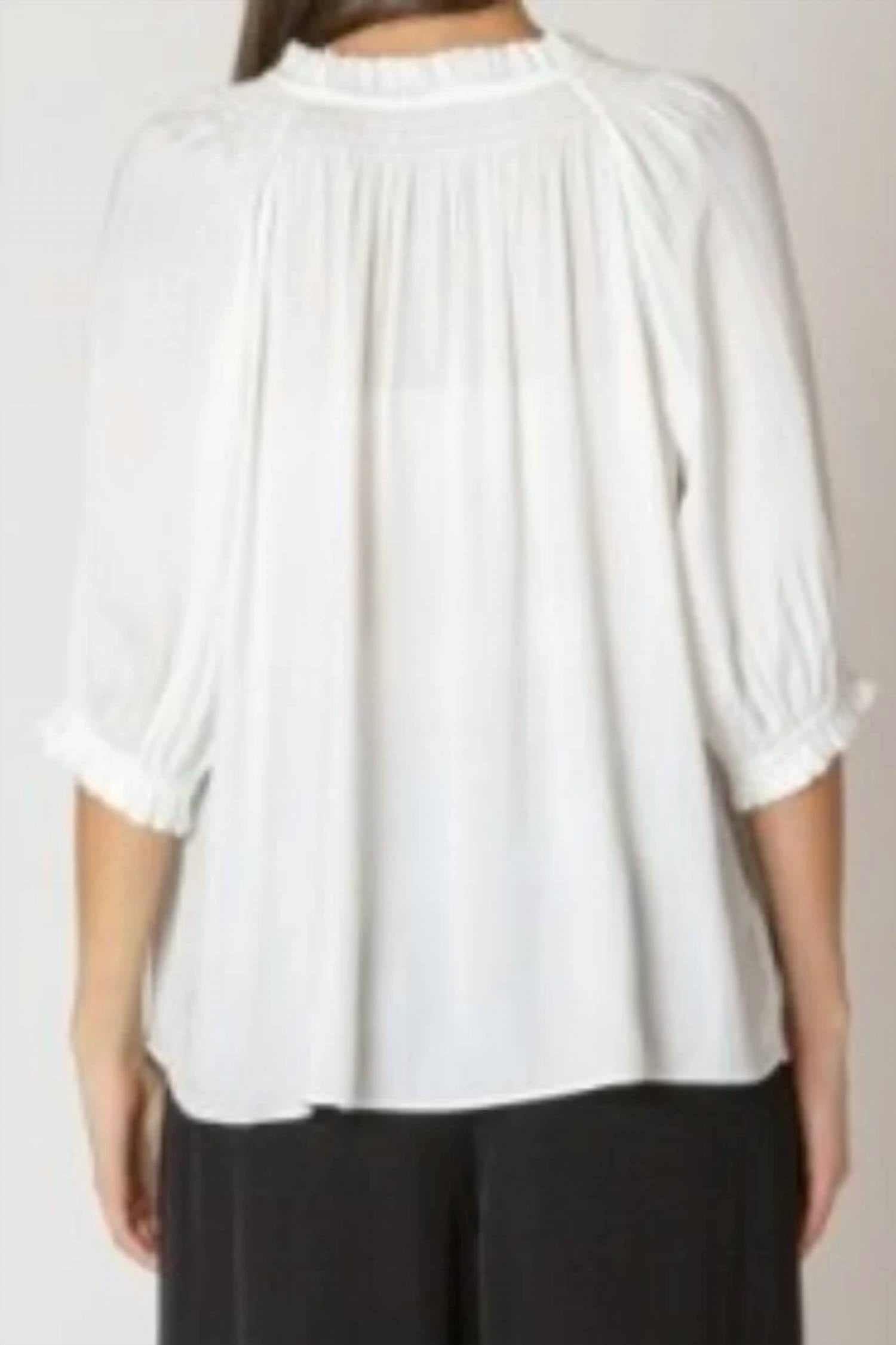 Dex - Soft Pleated Top