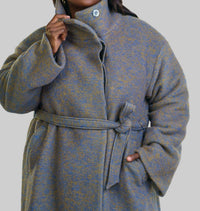 Bitte Kai Rand - Changeant Wool Mix Coat With Collar - Plus