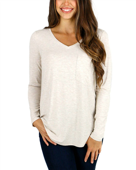 Grace And Lace - Long Sleeve Perfect Pocket Tee