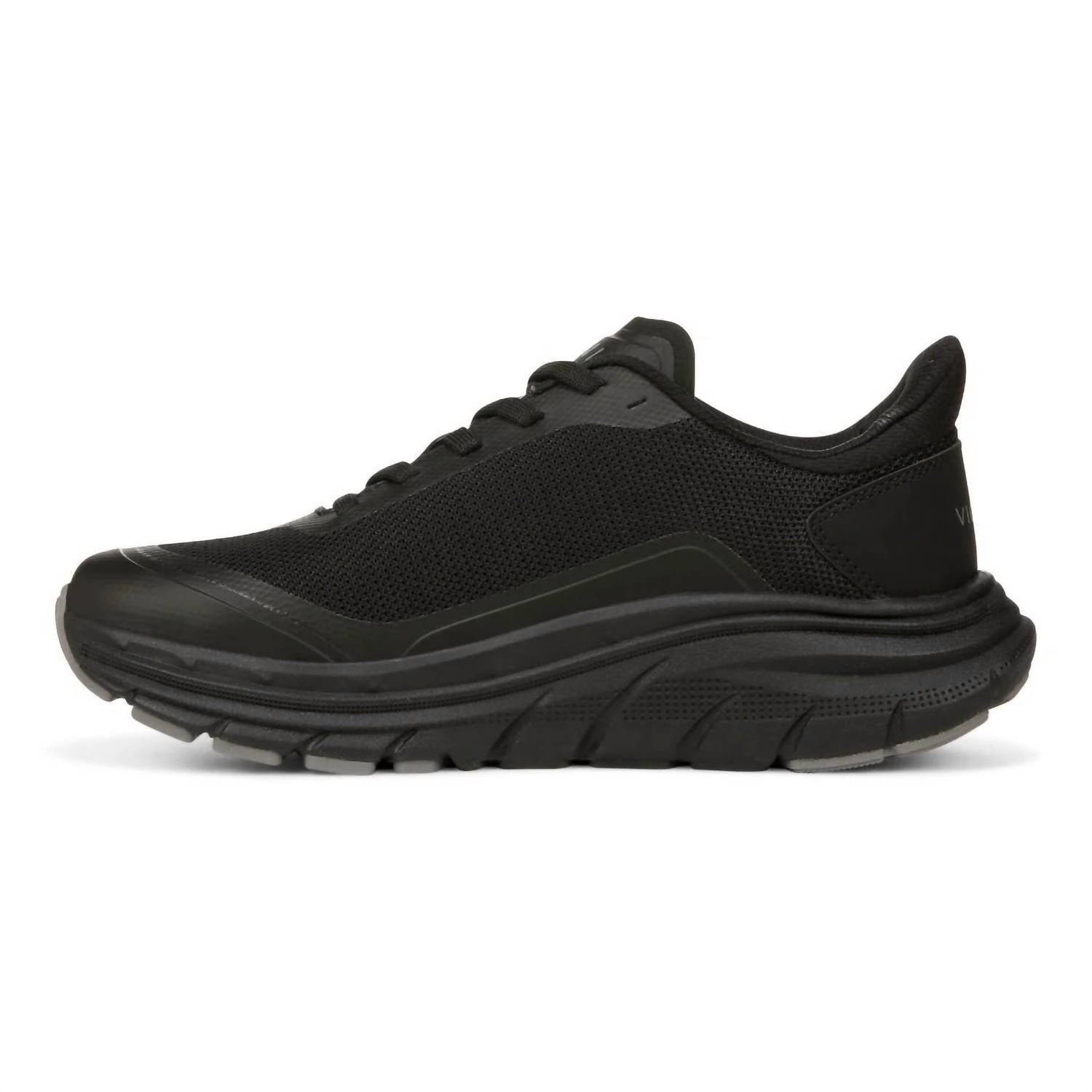 VIONIC Women's Walk Max Stretch Lace Up Sneaker in black mesh - women's sneaker - alternate view