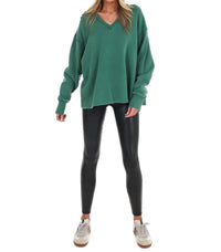 Hyfve - Urban Fade Oversized V-Neck Sweatshirt