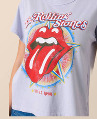 Daydreamer - Rolling Stones 1981 Reverse Girlfriend Short Sleeve Top