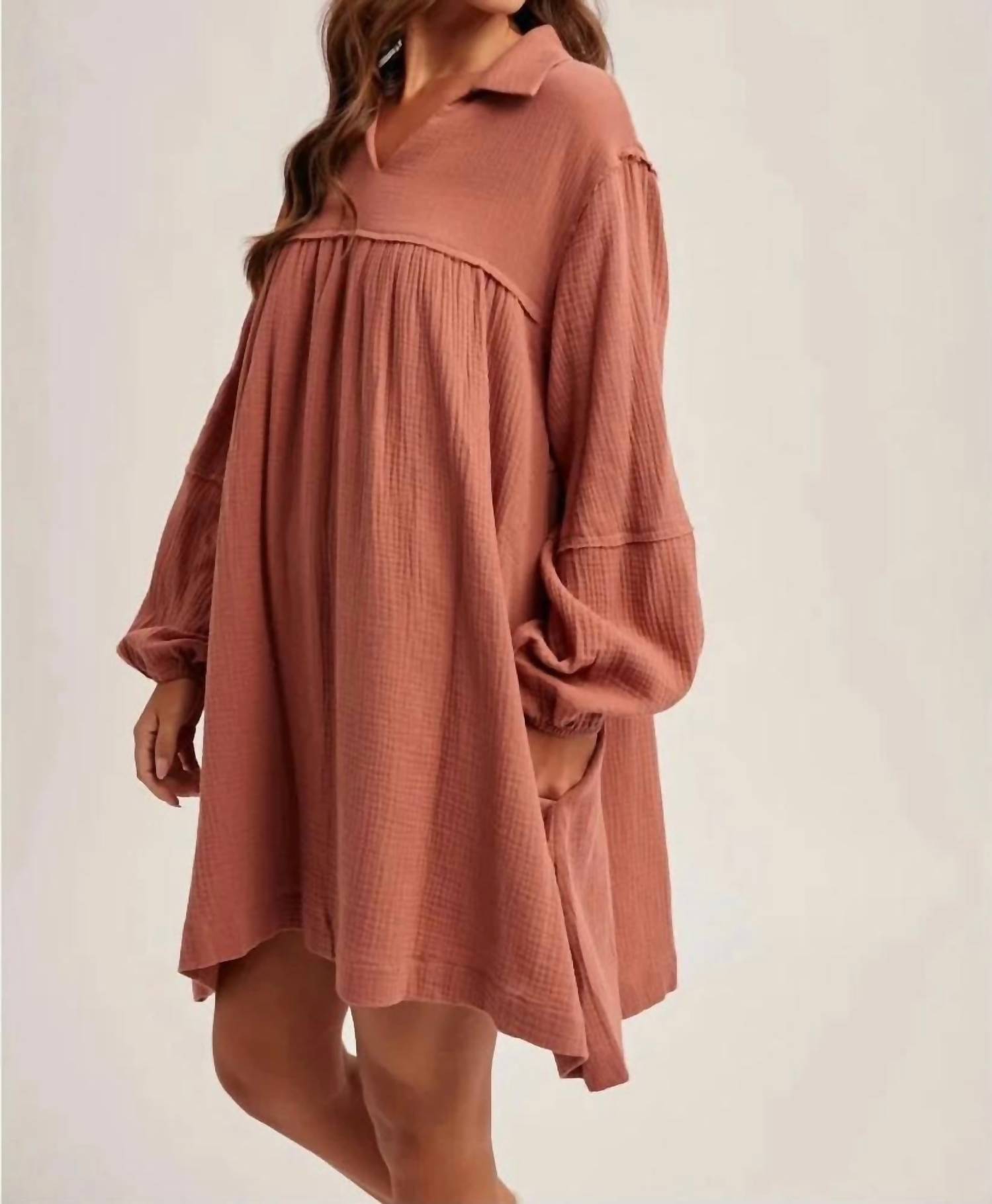 Hem & Thread - Collared Babydoll Dress