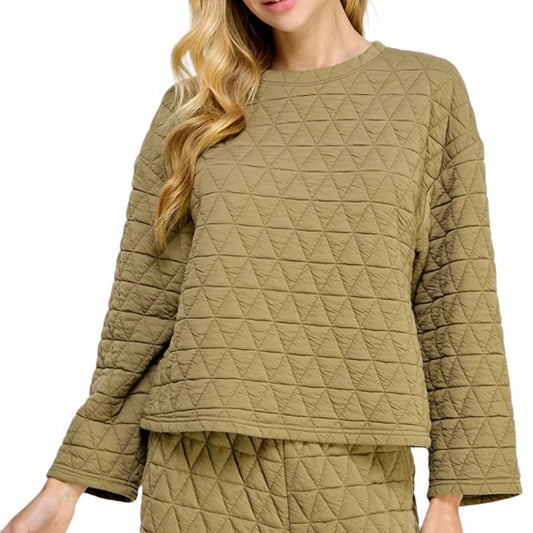 See And Be Seen - QUILTED LONG SLEEVE TOP