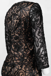 Sue Wong - Soutache Embroidered Short Evening Dress