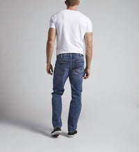 Silver Jeans Co Eddie Jean in indigo 2 - men's jeans - detail view