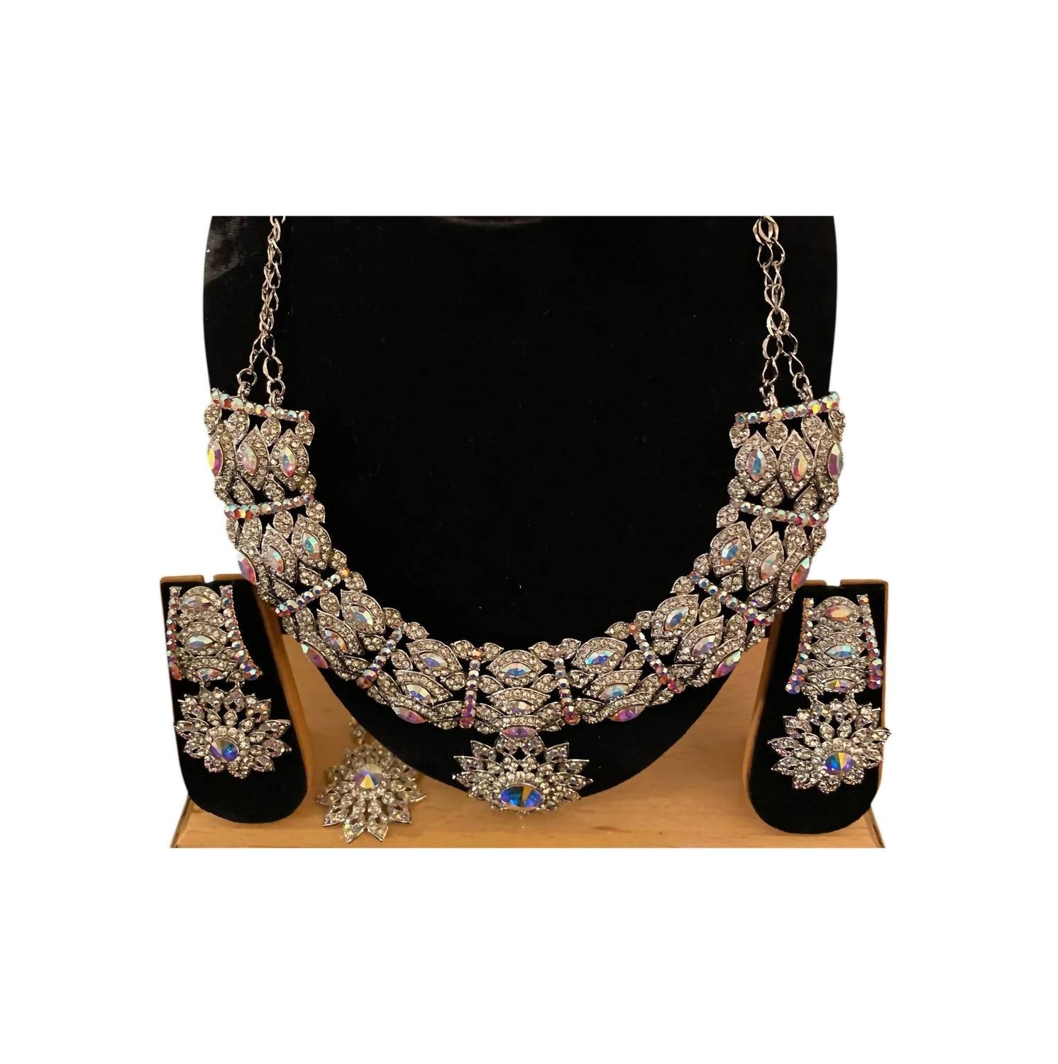 Donna Vinci - Women's J184 Necklace And Earrings Jewelry Set