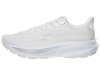 BROOKS Women's Ghost 17 Sneaker in white white grey - women's sneaker