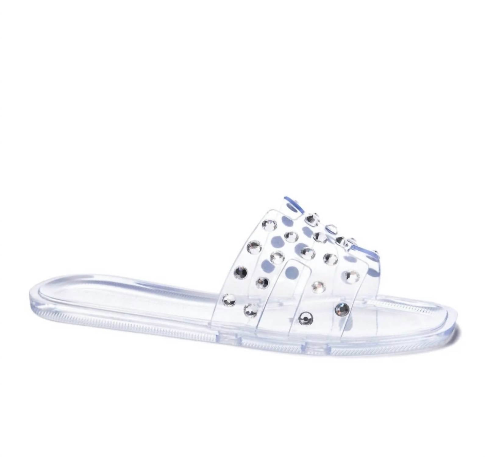 Chinese Laundry - Women's Charli Slide Casual Bling Sandal