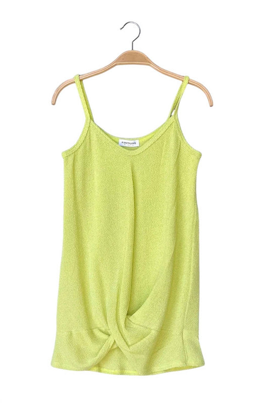 First Love - Twist Front Tank Top