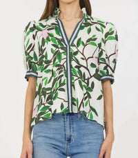 Stellah - Split V Neck Top