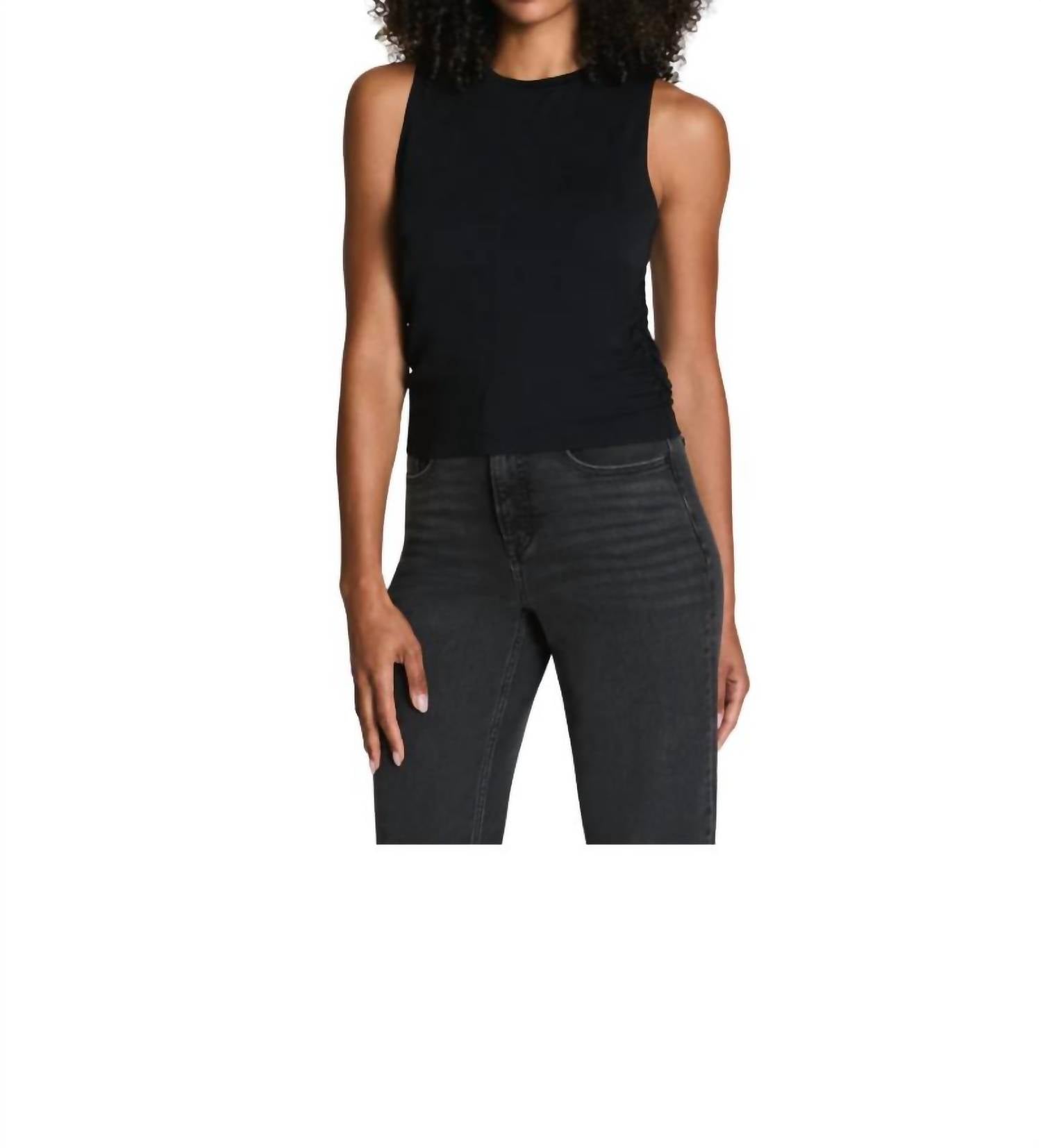 Spanx - Sleek Jersey Ruched Tank Top