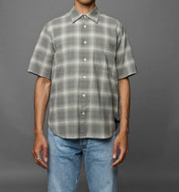 C.O.F. Studio - Standard Short Sleeve Seersucker Check Shirt