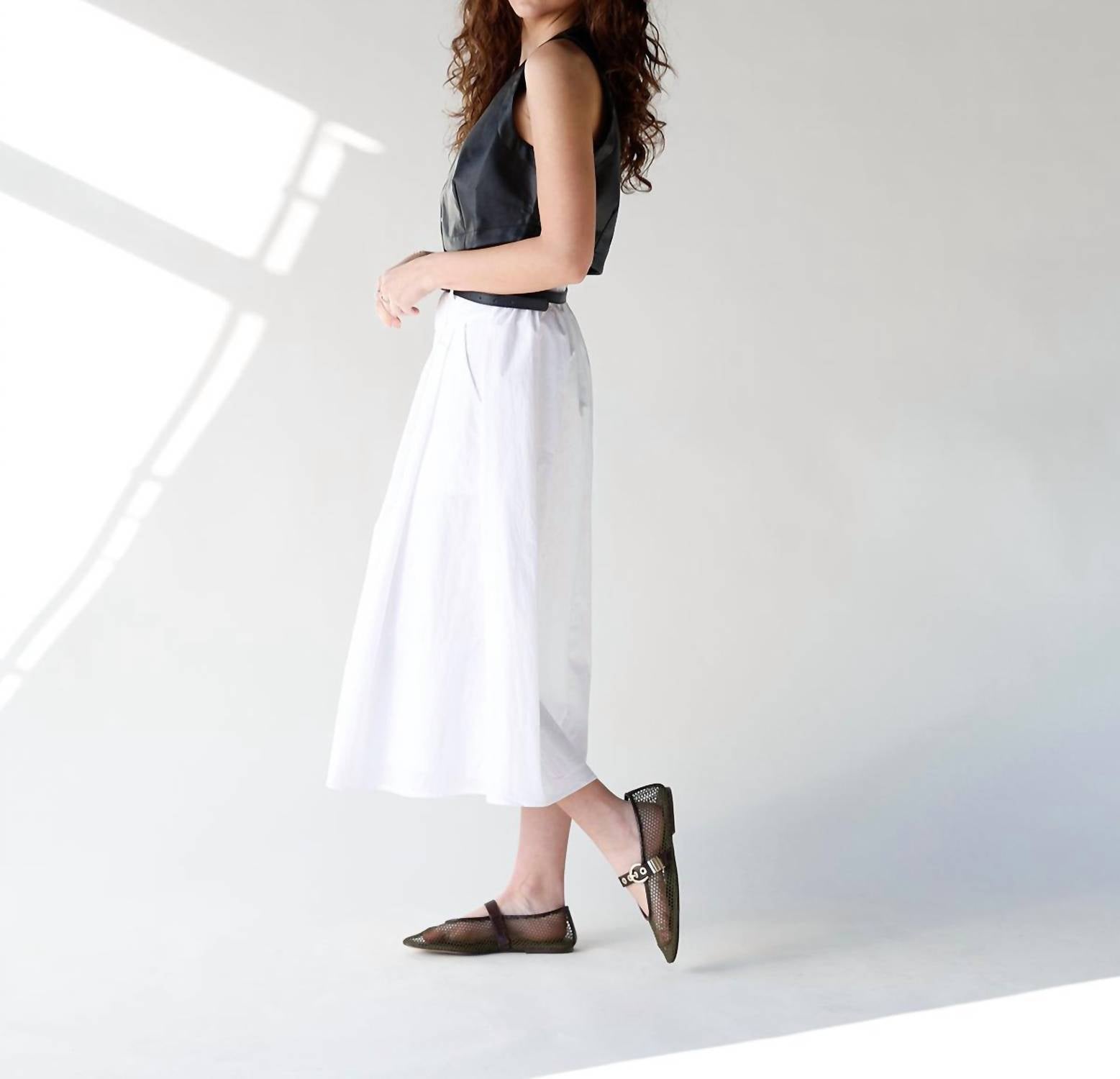 Sage The Label - Central Park Midi Skirt & Belt