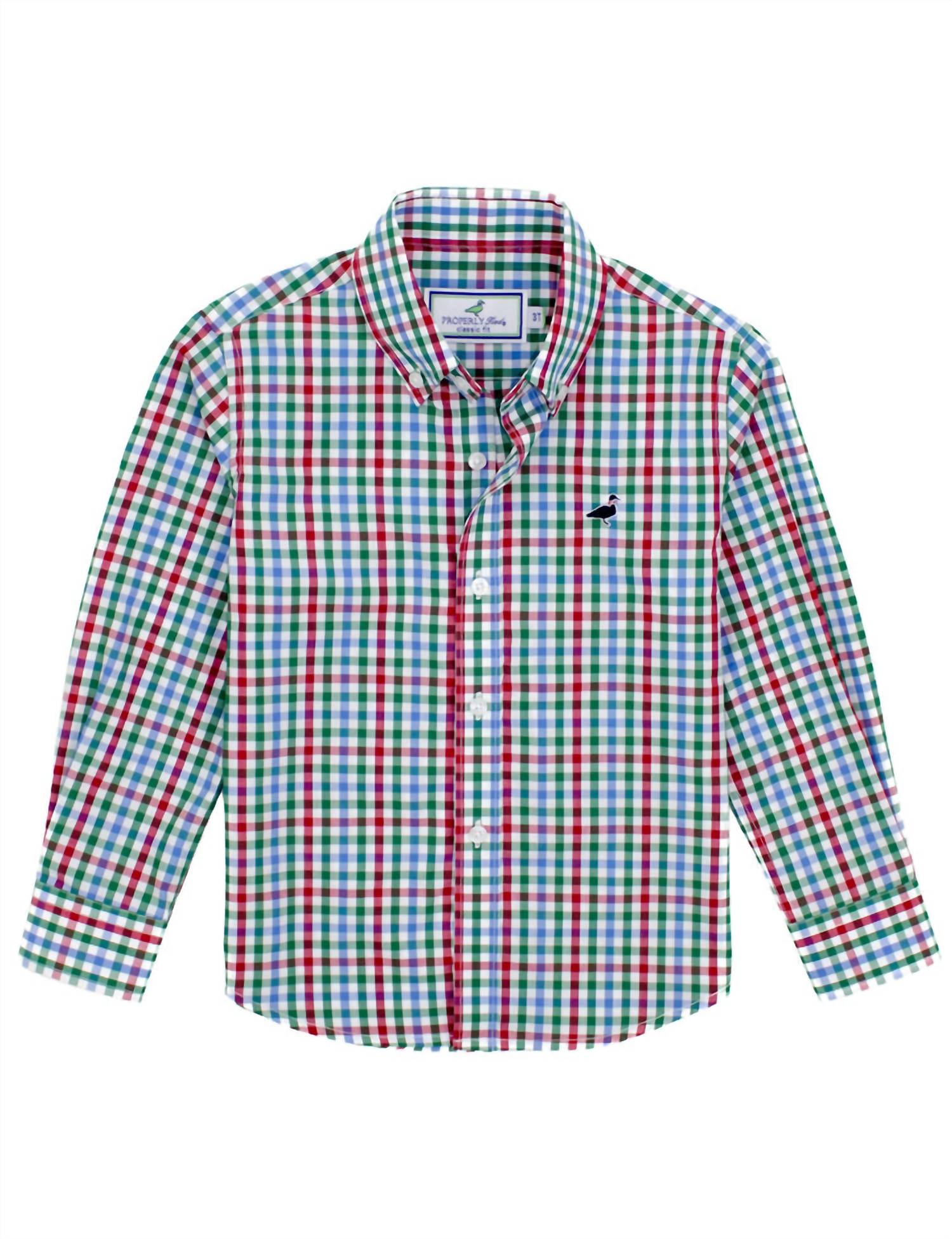 Properly Tied - Boy's Seasonal Sportshirt