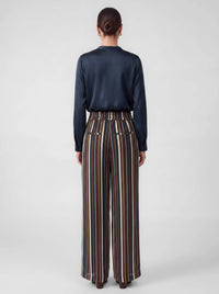 Current Air - Striped Wide Leg Pants