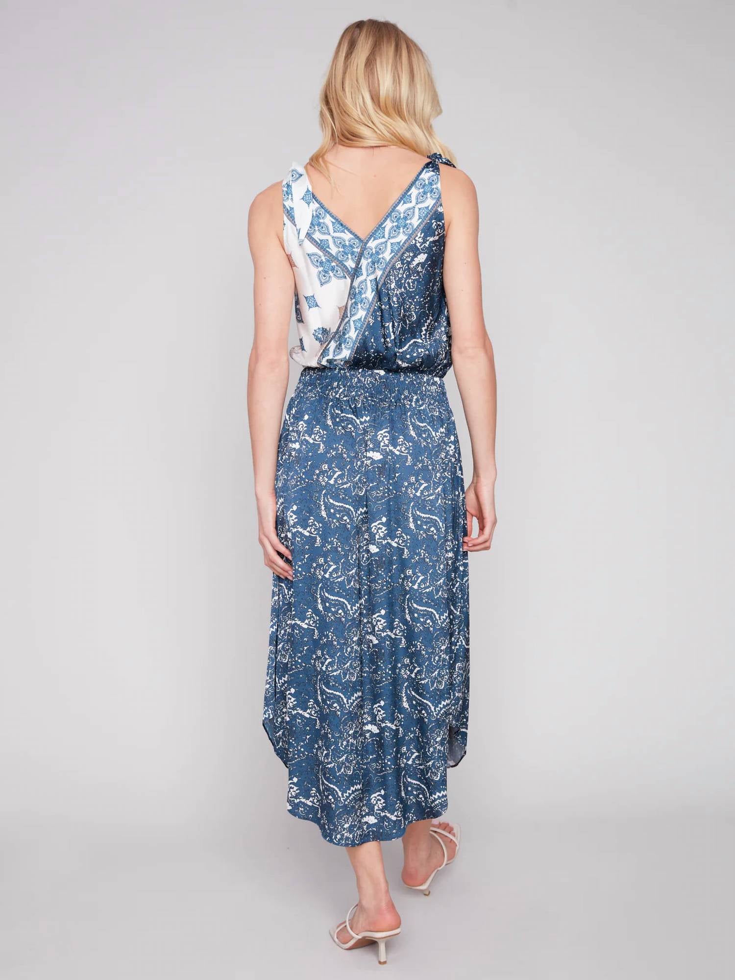 Charlie B - Printed Satin Dress
