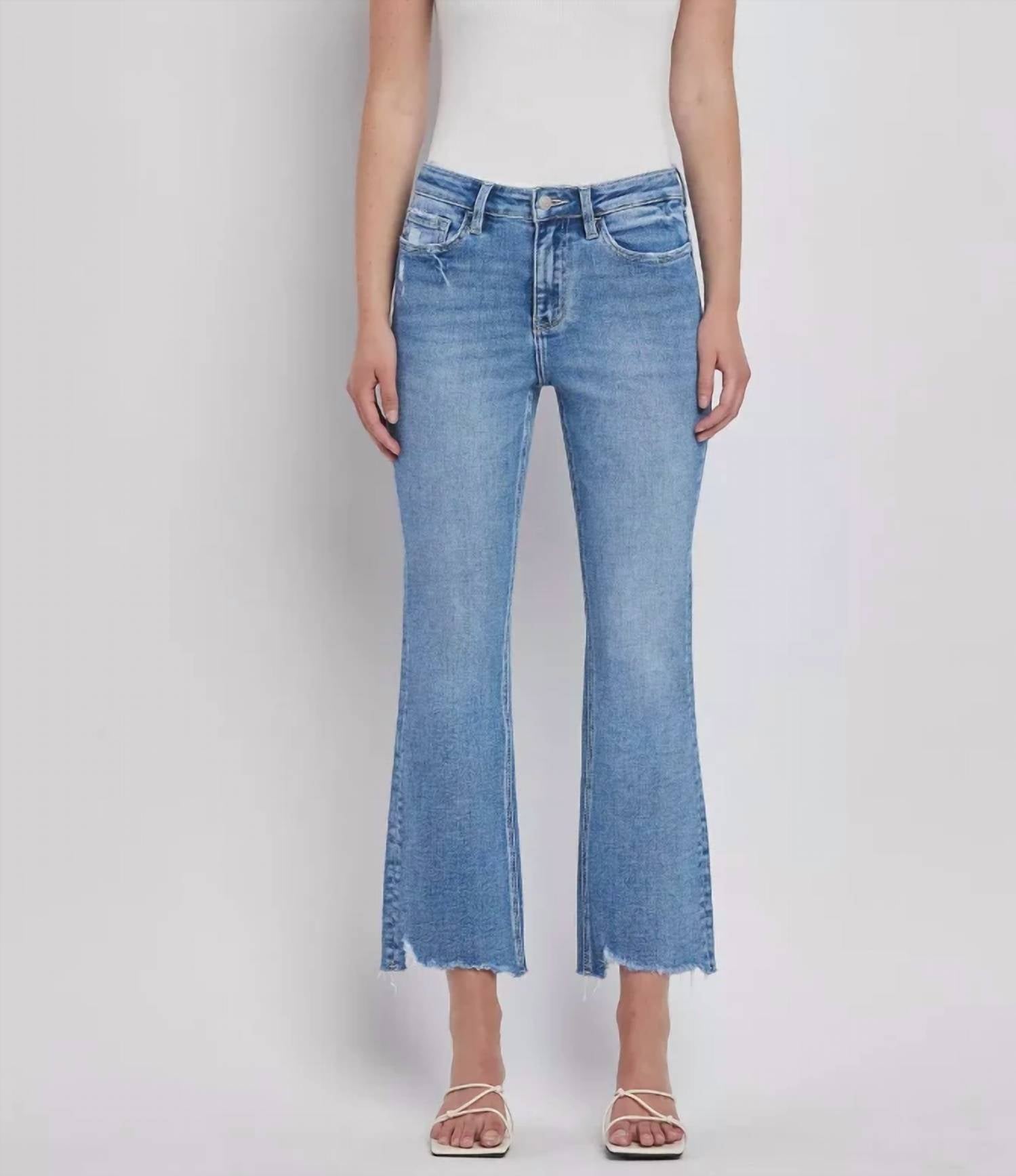 Vervet By Flying Monkey - Women's Mallory Lovervet Non Distressed Kick Flare Jeans