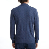 Emanuel Berg - Premium Luxury Cable Quarter Zip Sweater