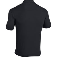 UNDER ARMOUR Men's Team Armour Golf Polo in black - men's shirt - detail view