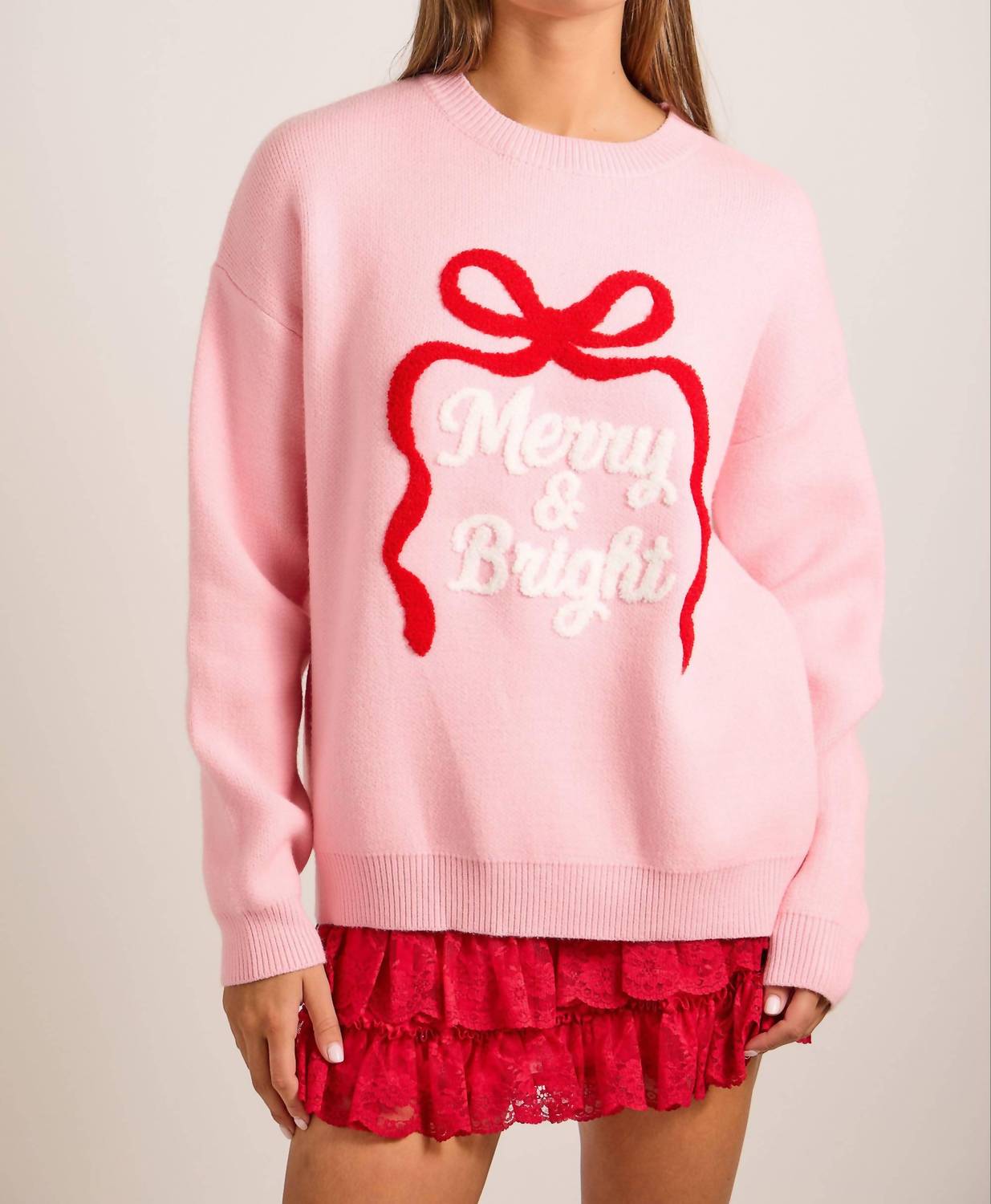 Main Strip - Merry & Bright Christmas Knit Sweater