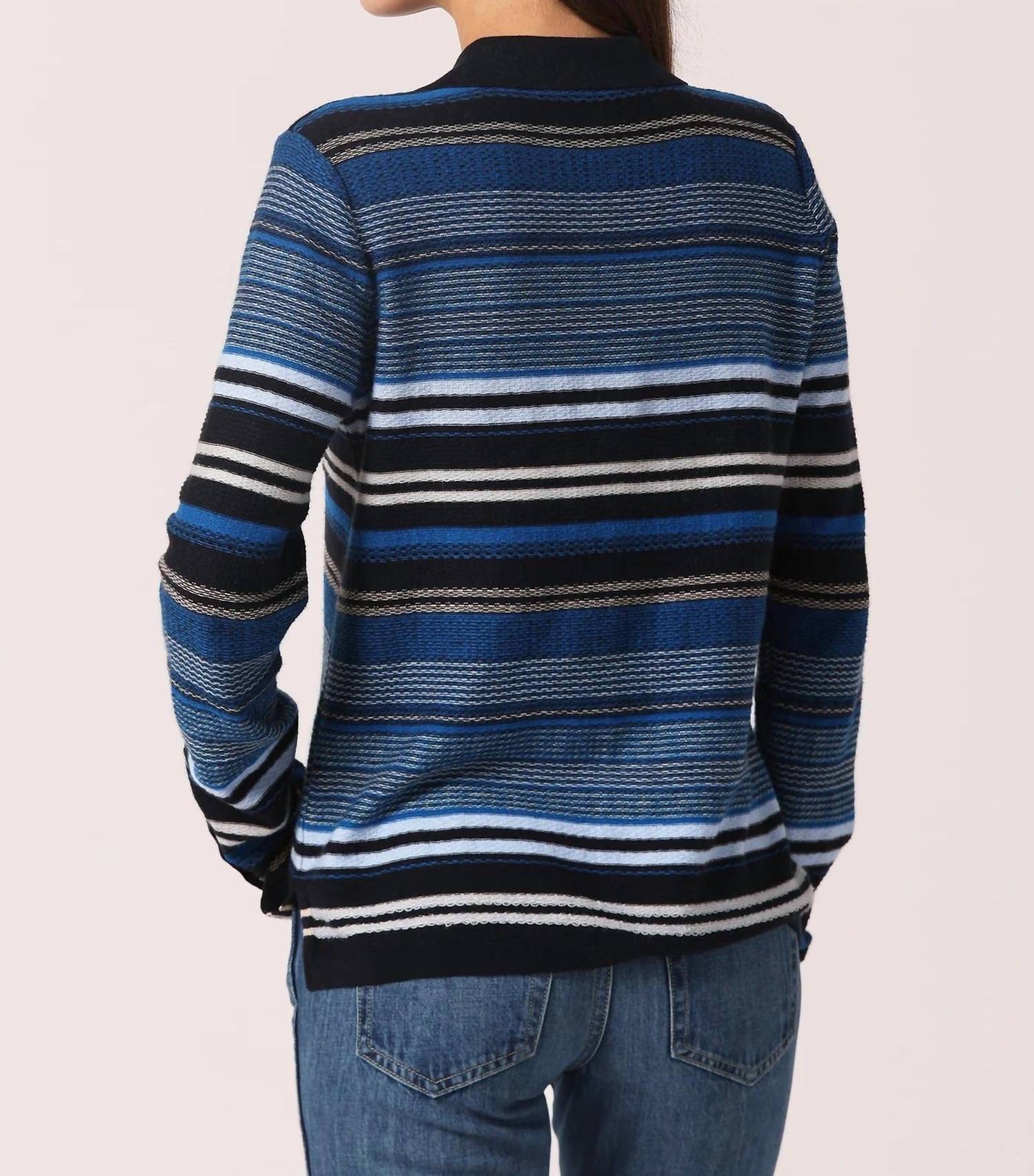 Minnie Rose - Novelty Stripe Camp Shirt