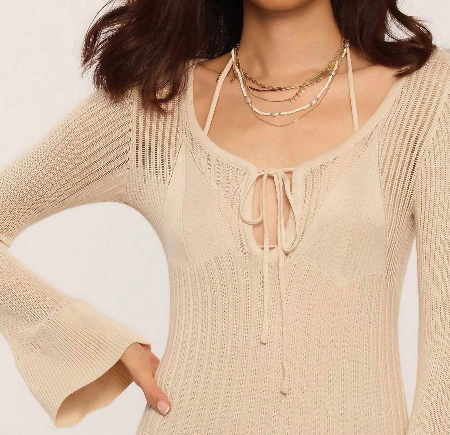 Heartloom - Reeva Long Sleeve Cover-up
