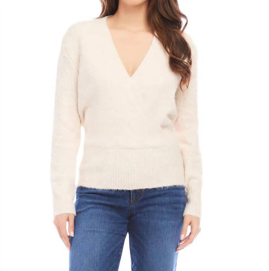 Karen Kane - Wrap V-Neck Sweater