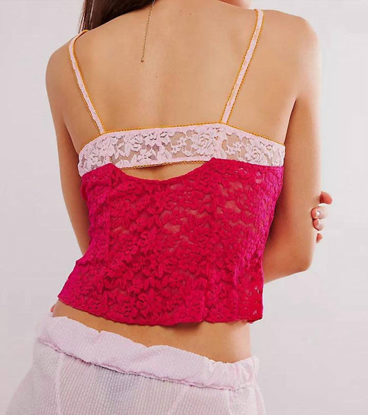 Free People - All Day Lace Camisole Top