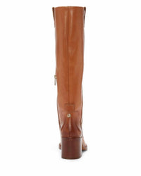 Vince Camuto - Women's Zemmy Leather Knee High Block Heel Comfortable Boots