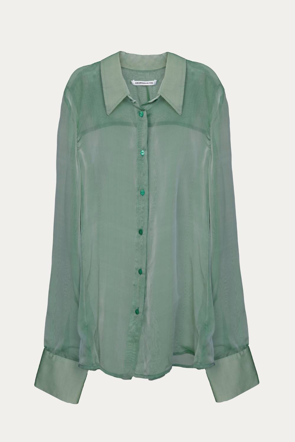 CHIFFON SLIM SHIRT