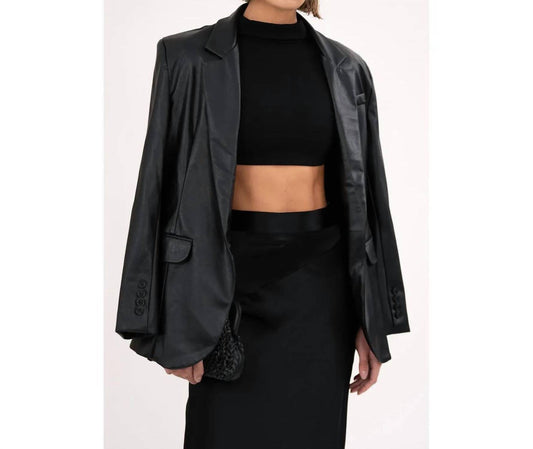 Nonchalant Label - Farrell Leather Blazer