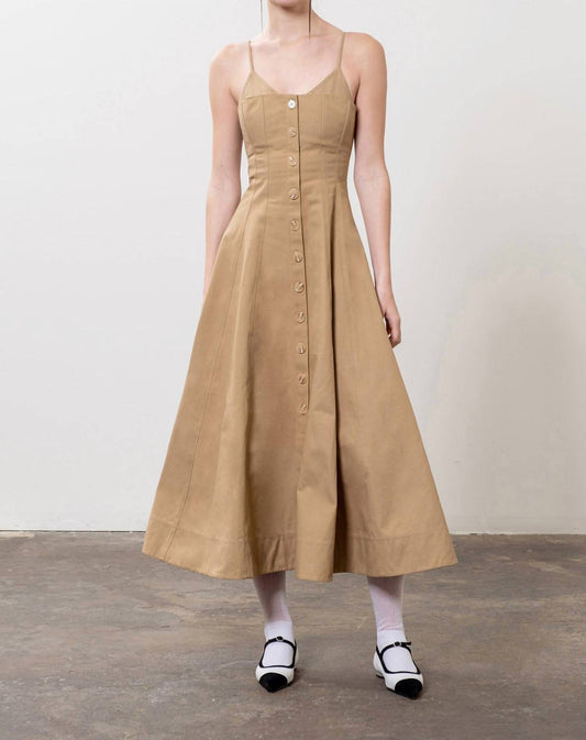Moon River - Layered Boned A Line Midi Dress