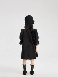 Kids Aline Puff Sleeve Dress