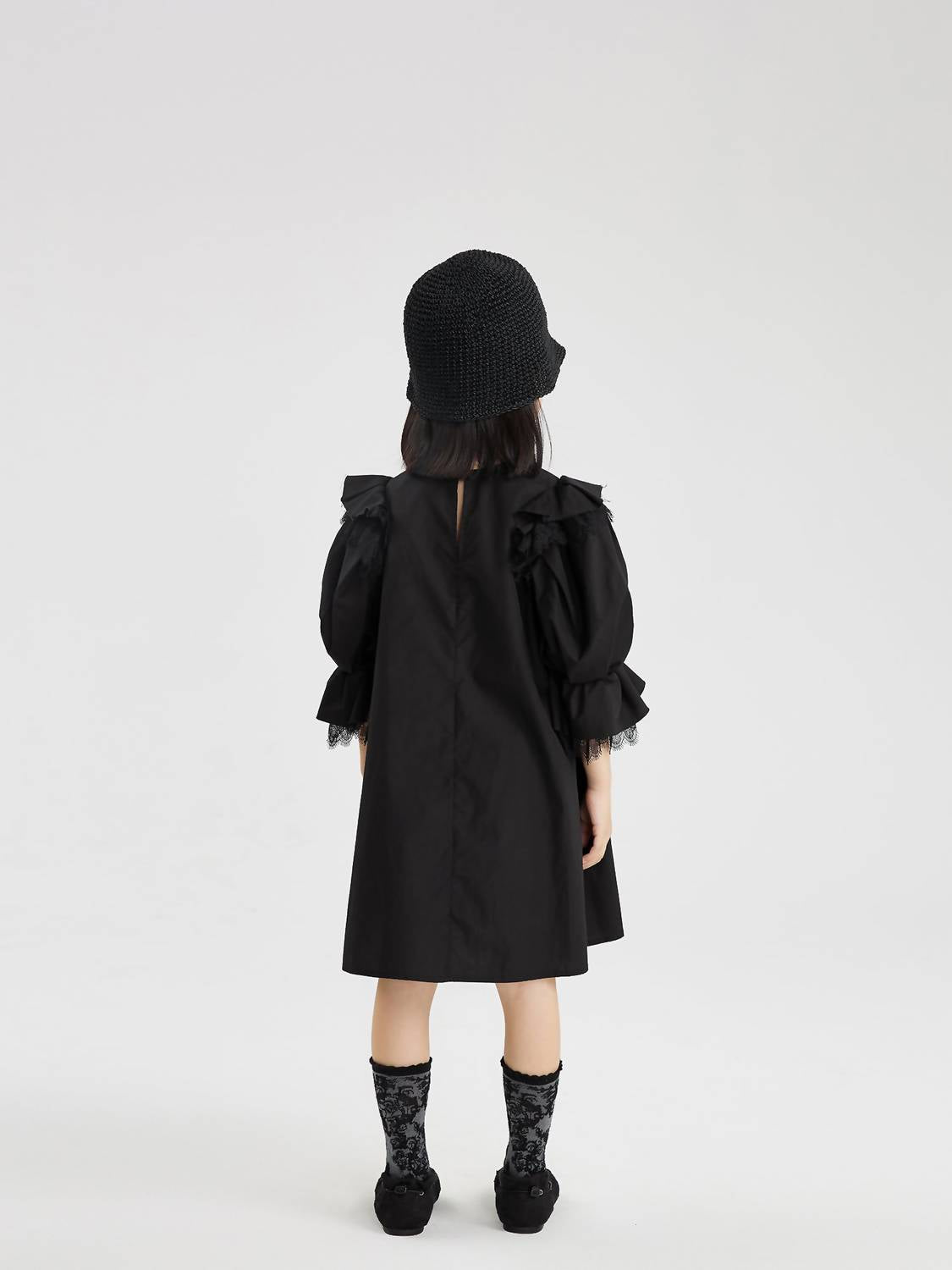Kids Aline Puff Sleeve Dress