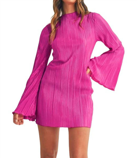 Mable - Bell Sleeve Mini Dress