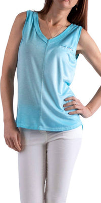 Gigi Moda - Ferno V-Neck Two Tone Tank