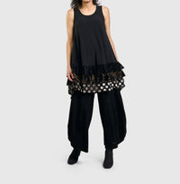 ALEMBIKA Jacquard Punto Pants in black - women's pants - view 6