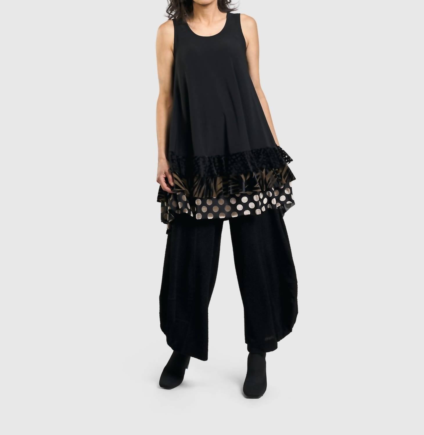 ALEMBIKA Jacquard Punto Pants in black - women's pants - view 6