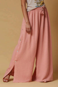 Scandal Italy - Women's Cassia Cotton Wide Leg Pants