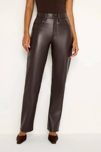 Good American - Icon Faux Leather Pants